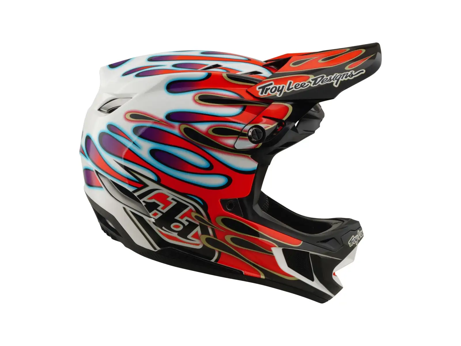 Troy Lee Desing D4 Composite Mips přilba White/Red