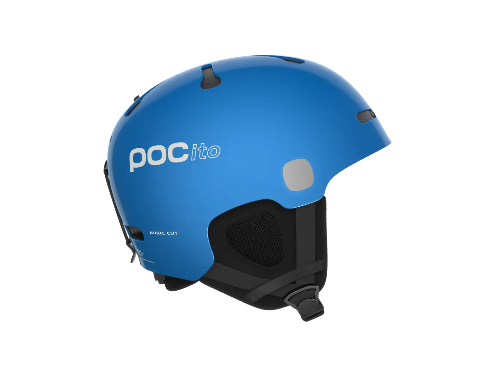POC POCito Auric Cut MIPS dětská lyžařská přilba Fluorescent Blue