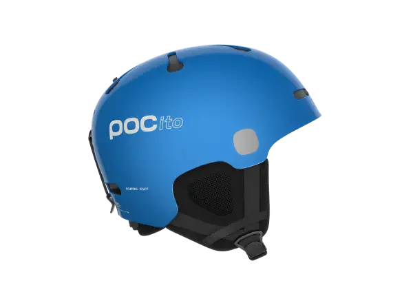 POC POCito Auric Cut MIPS dětská lyžařská přilba Fluorescent Blue