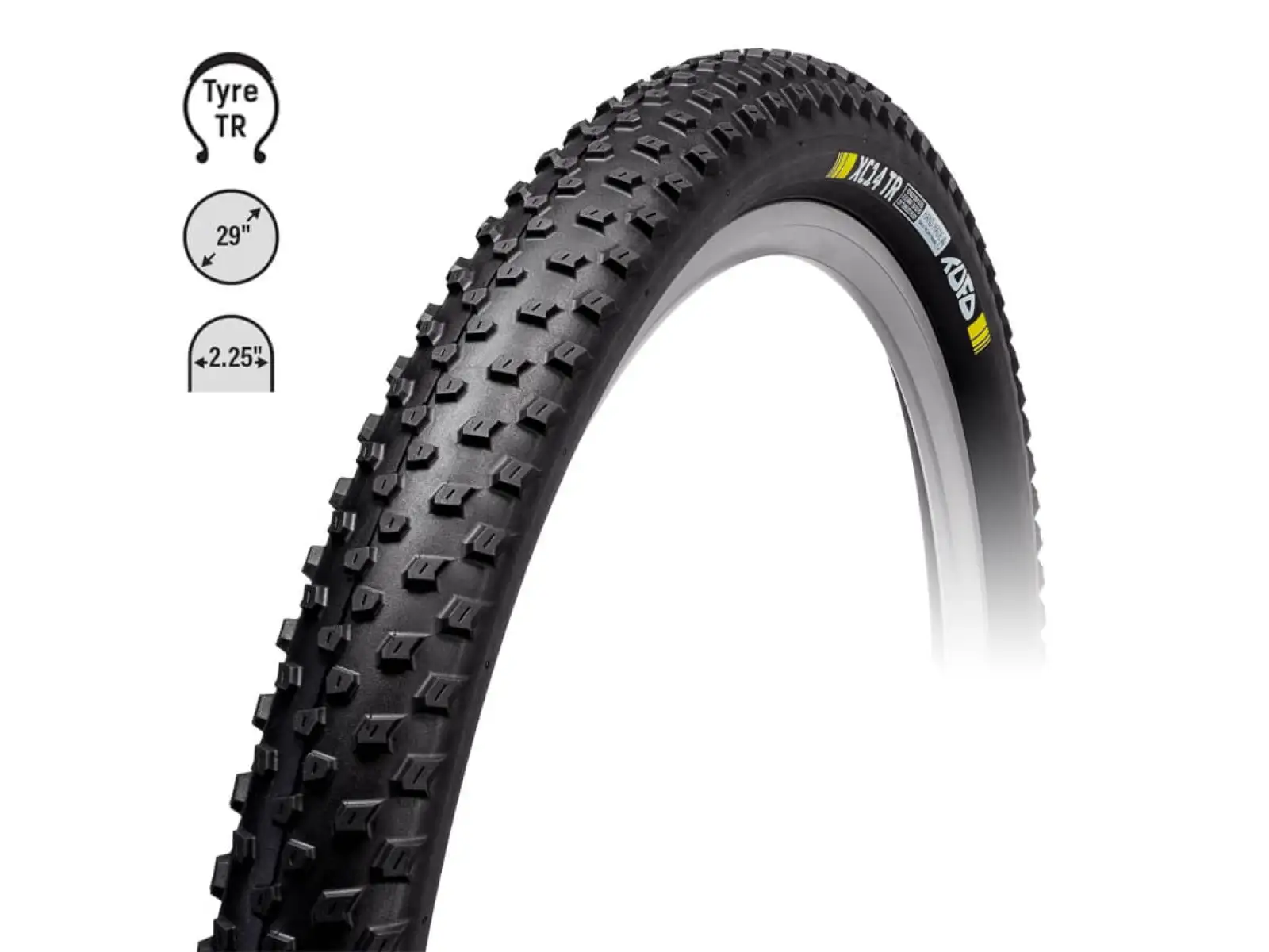 Tufo XC14 TR 29"x2,25 MTB plášť kevlar černá