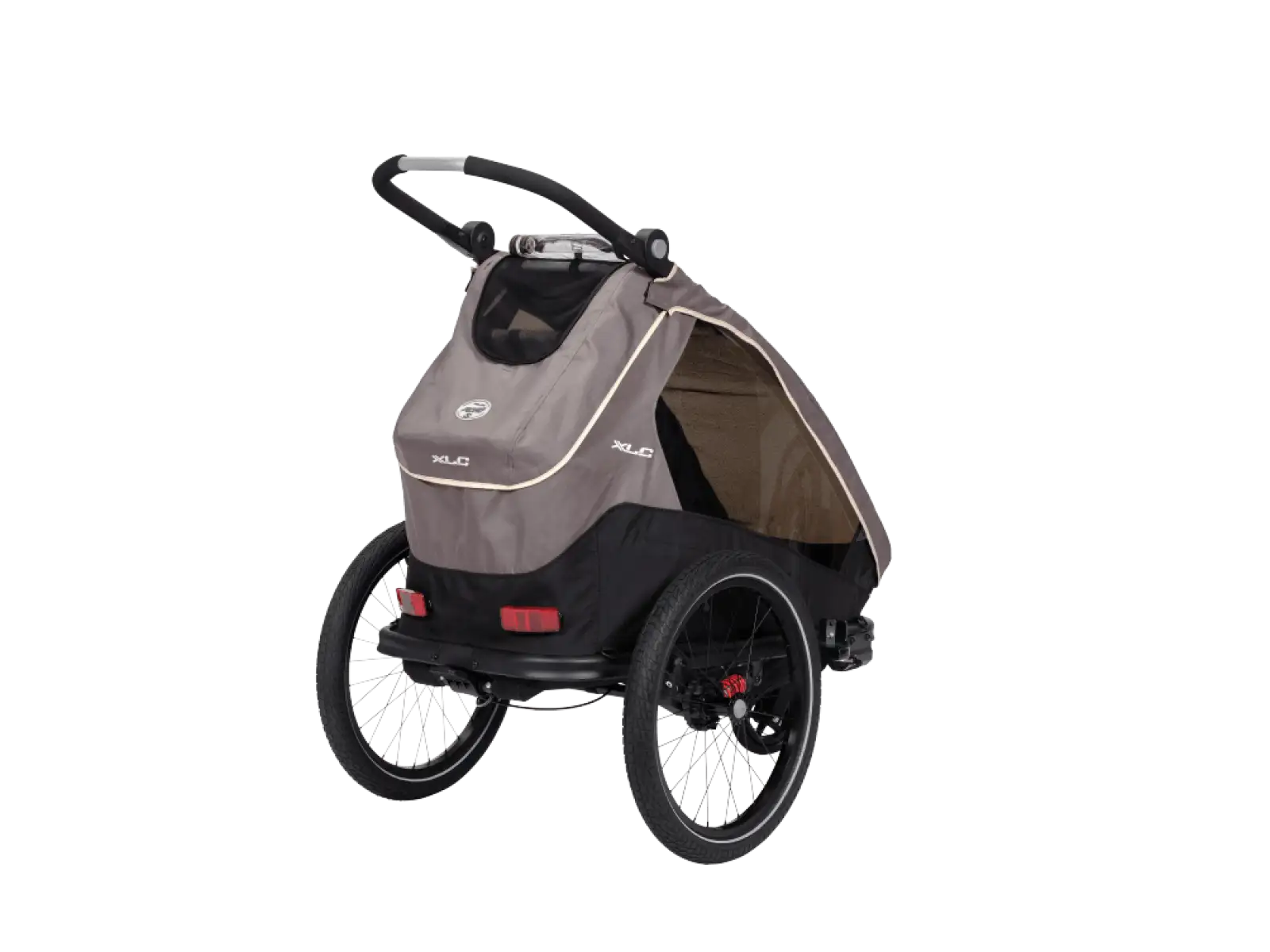 XLC MONOs BS-C09 dětský závěsný vozík 20" šedá/béžová/antracit