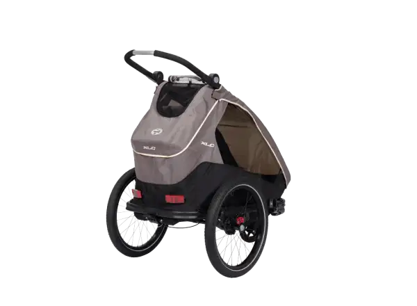 XLC MONOs BS-C09 dětský závěsný vozík 20" šedá/béžová/antracit