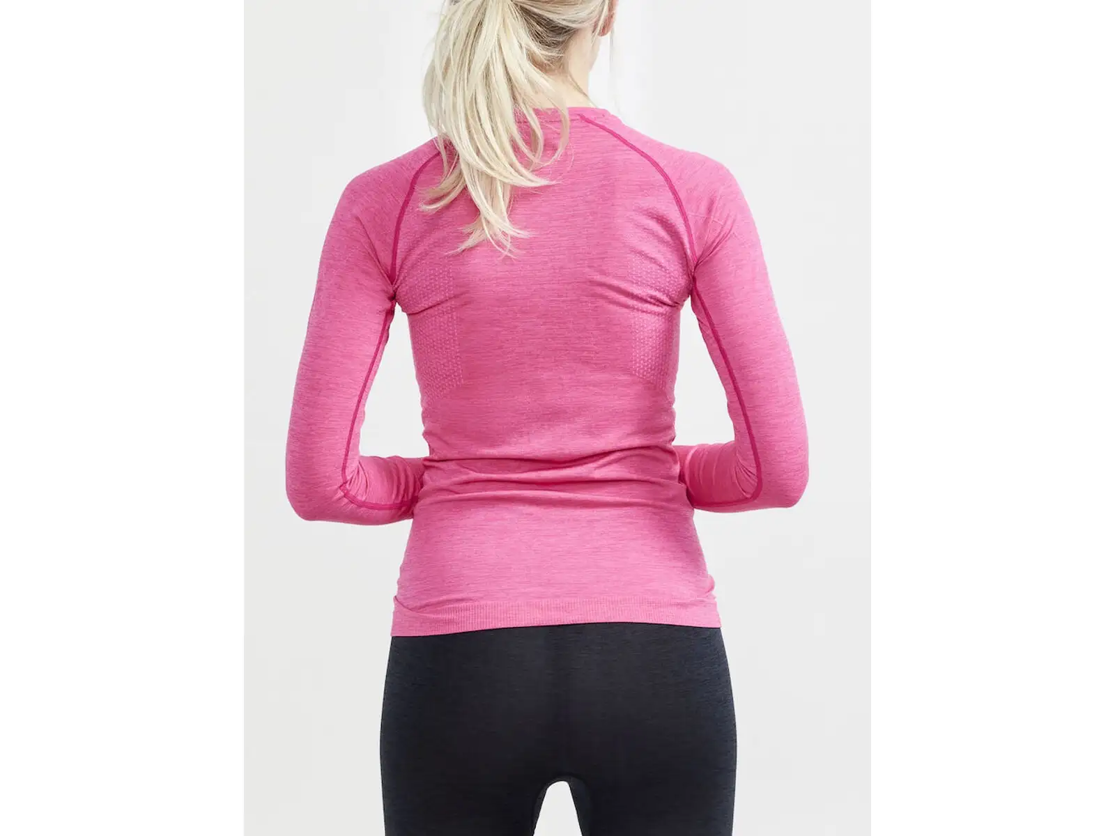 Craft Core Dry Active Comfort dámské triko dlouhý rukáv růžová