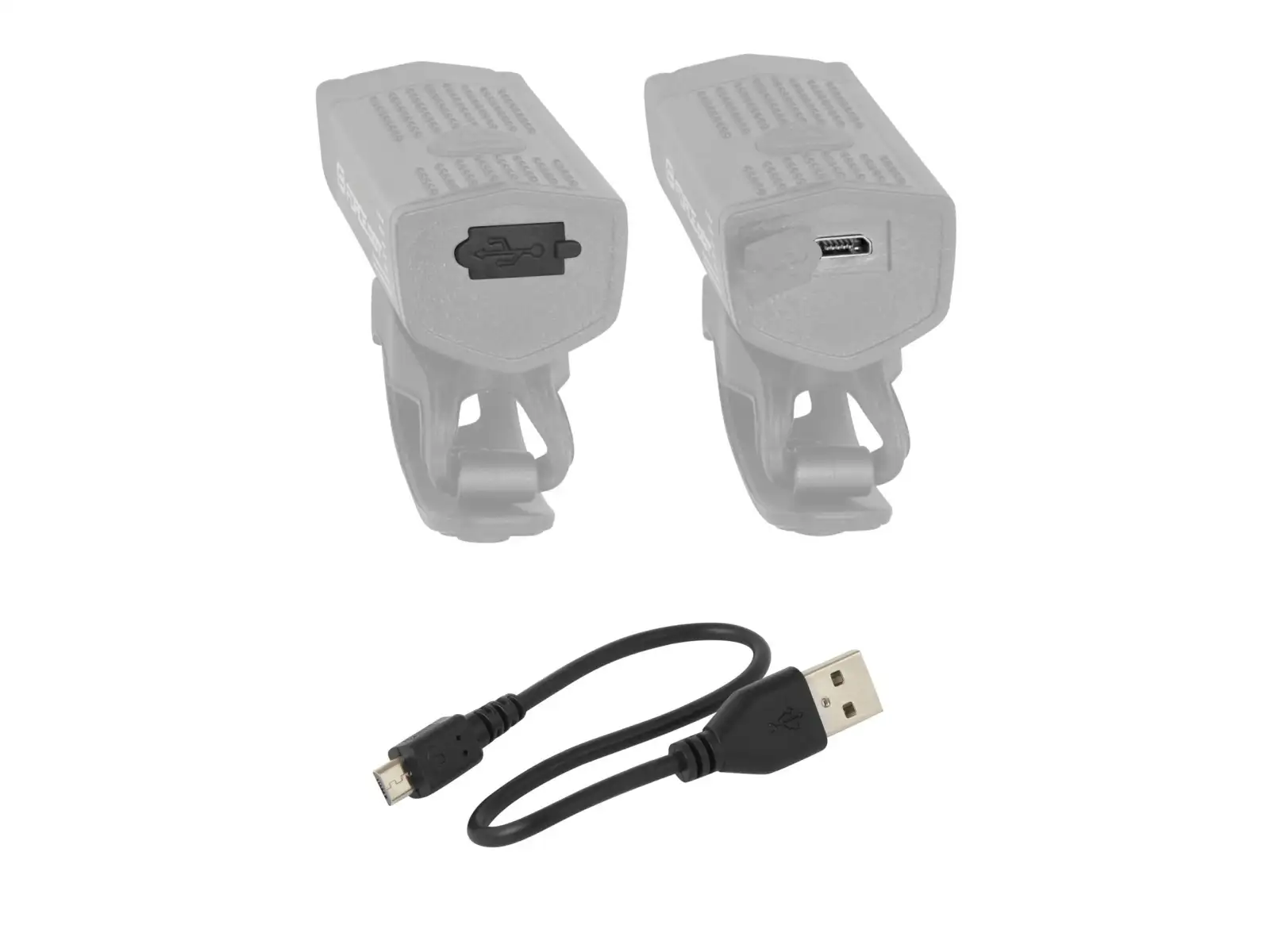 Force Dot přední světlo USB černá