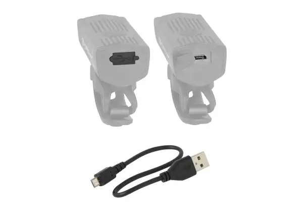Force Dot přední světlo USB černá