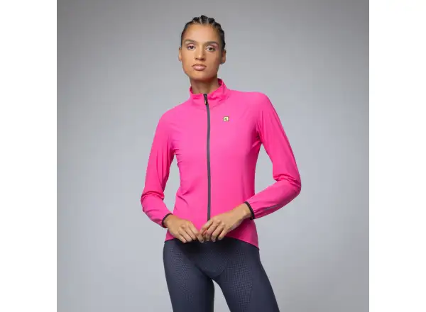 Alé Klimatik Guscio Racing 2.0 dámská zimní cyklistická bunda Fuchsia