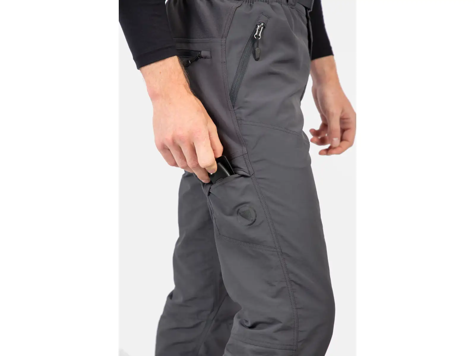 Endura Hummvee Zip-off pánské kalhoty černá