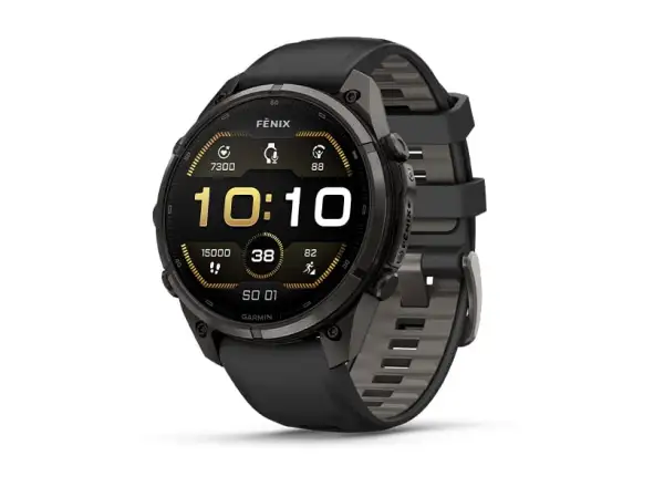Garmin Fénix 9 Pro inReach 47 mm chytré hodinky Carbon gray DLC Titanium Black/Pebble gray
