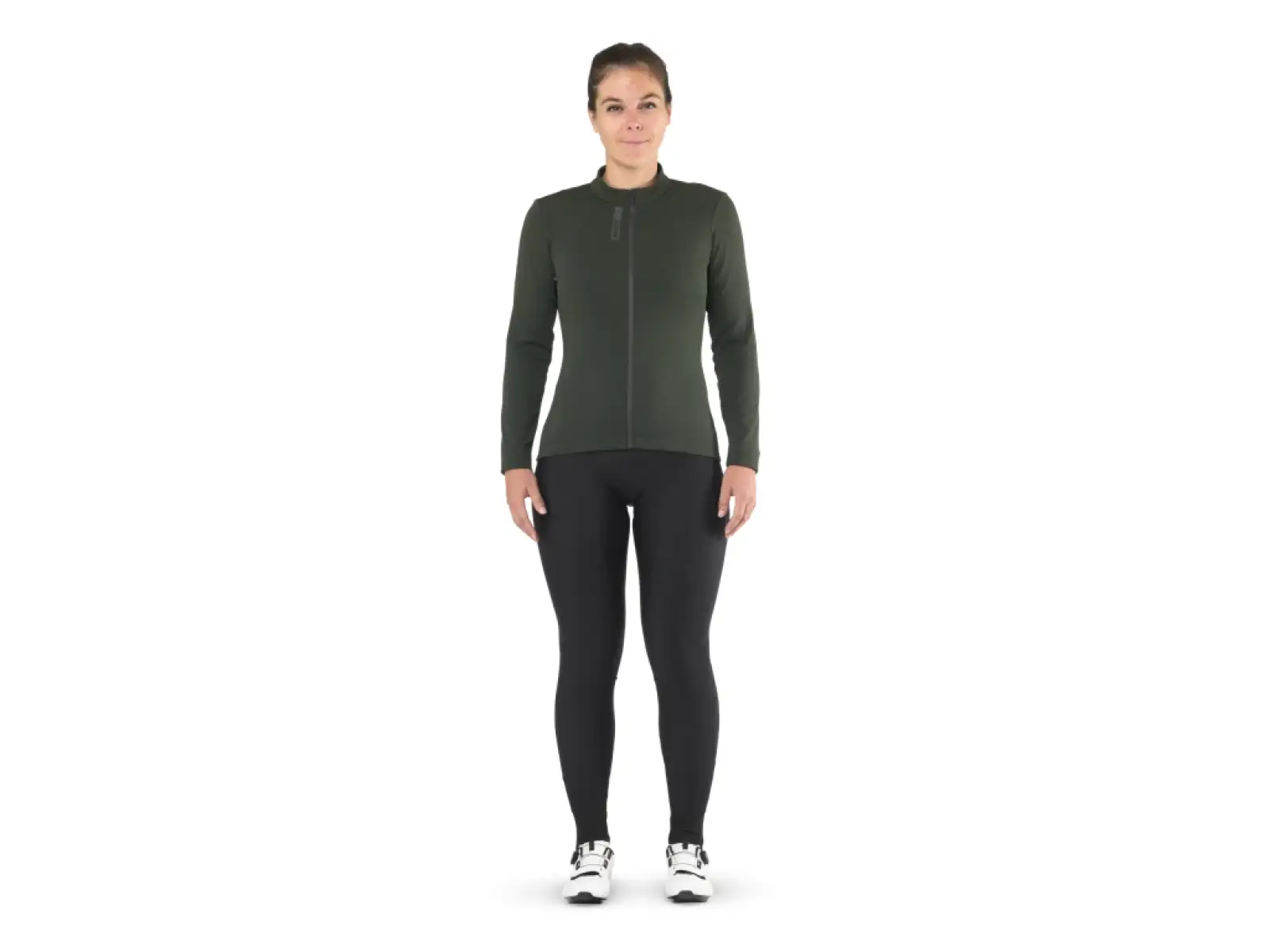 Mavic Aksium Thermo dámský dres dlouhý rukáv Christmas Green