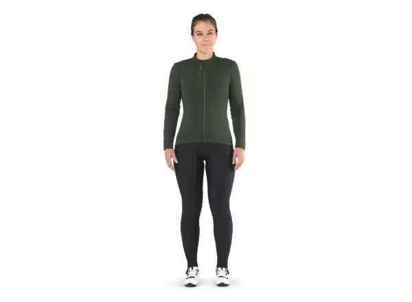 Mavic Aksium Thermo dámský dres dlouhý rukáv Christmas Green