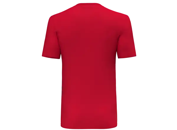Salewa Solidlogo Dry pánské triko krátký rukáv Flame