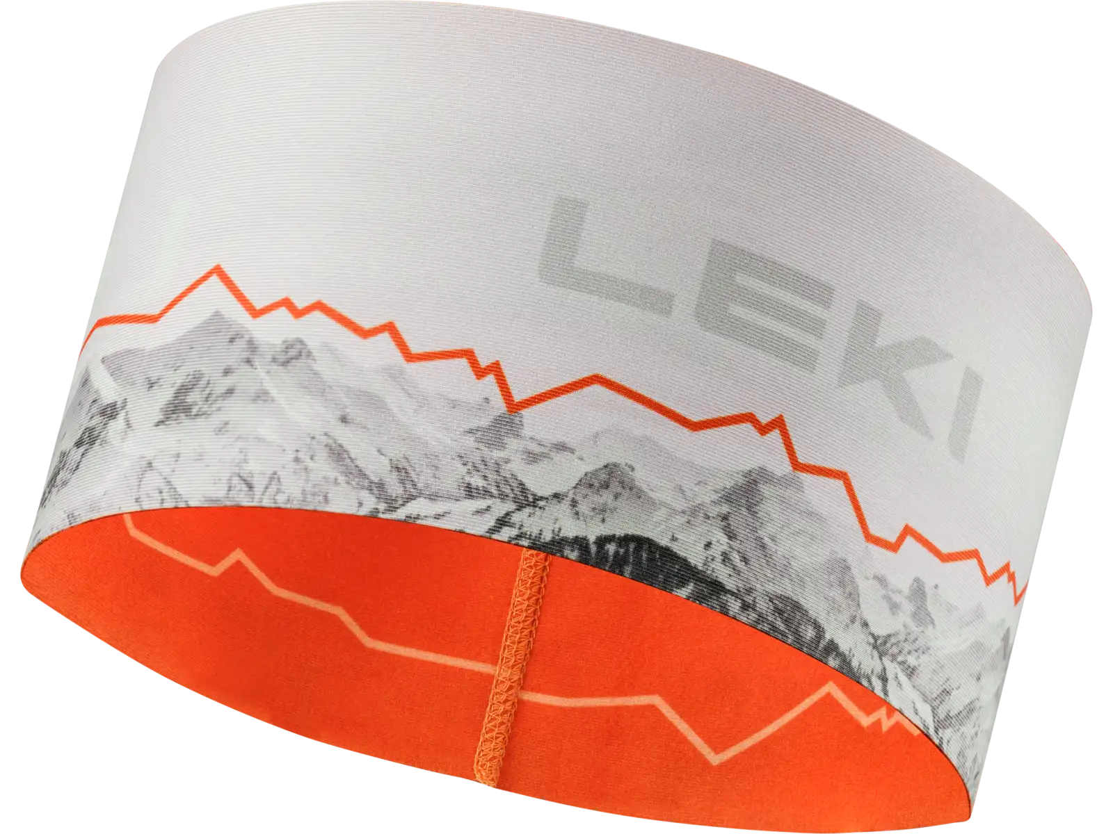 Leki XC Headband čelenka White-orange One size
