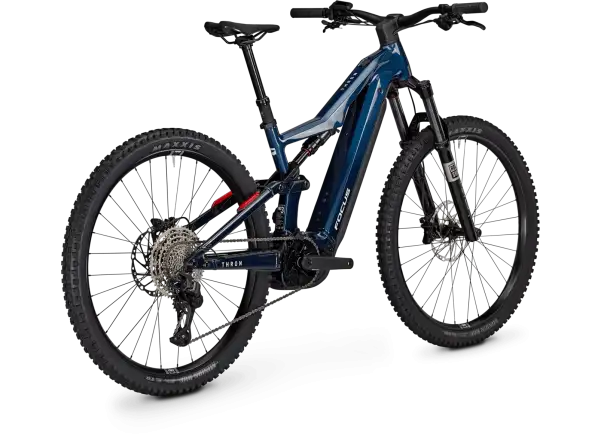 Focus THRON 8 800Wh celoodpružené elektrokolo Azurblue / Sydneyblue