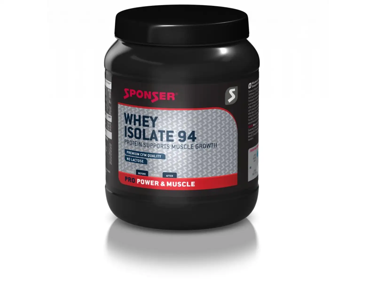 Sponser Whey Isolate 94 syrovátkový izolát 850 g Neutral