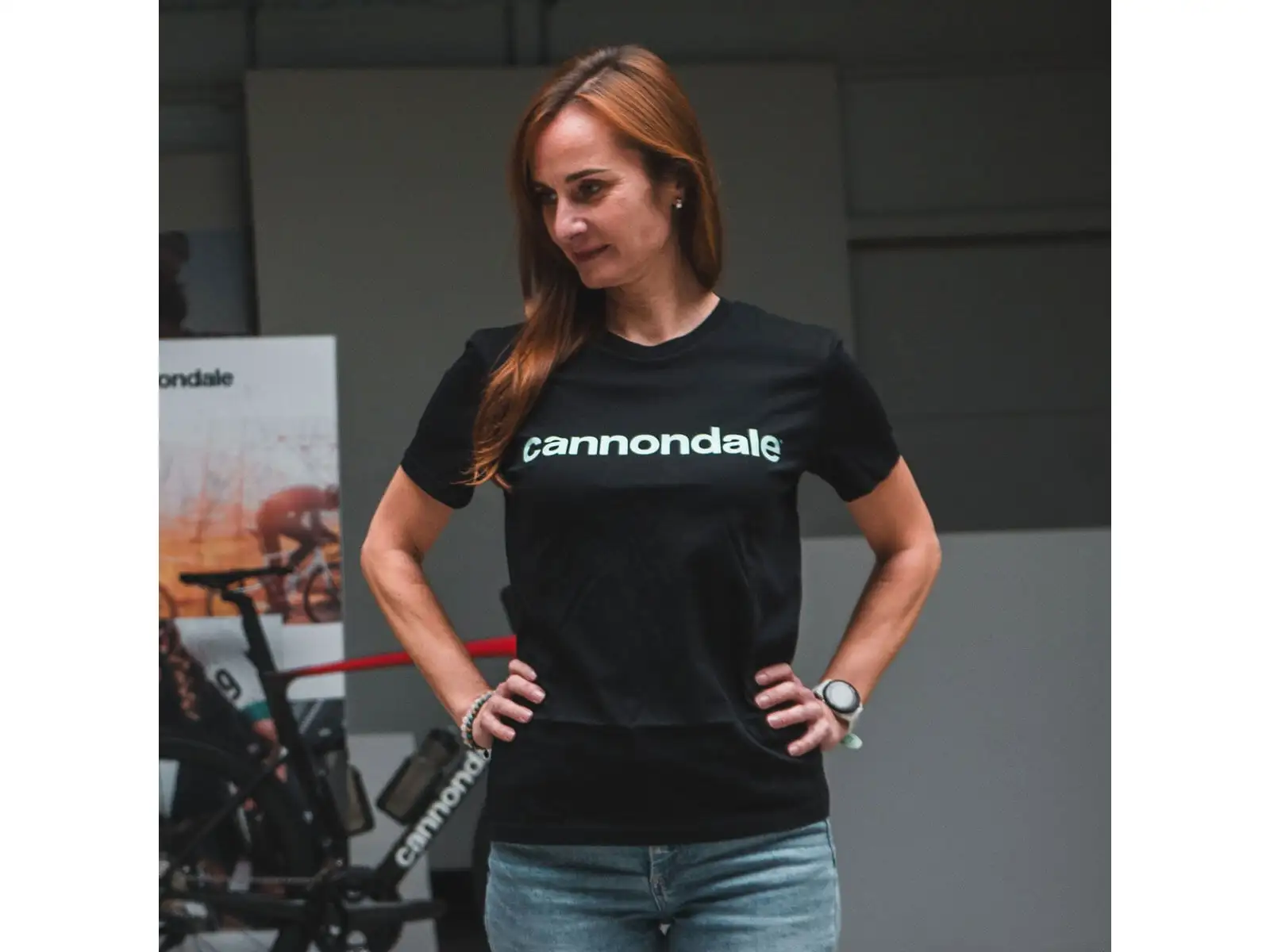 Cannondale Lifestyle triko krátký rukáv Black/Cool Mint