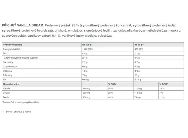 Sponser Whey Triple Source Protein 500 g syrovátkový proteinový nápoj