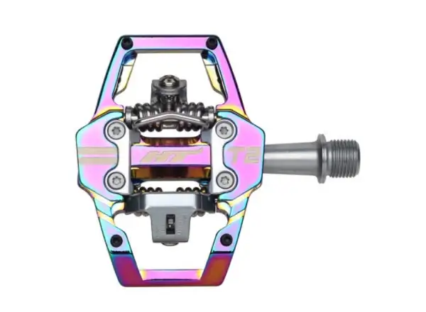 HT HTI-T2 MTB nášlapné pedály oil slick