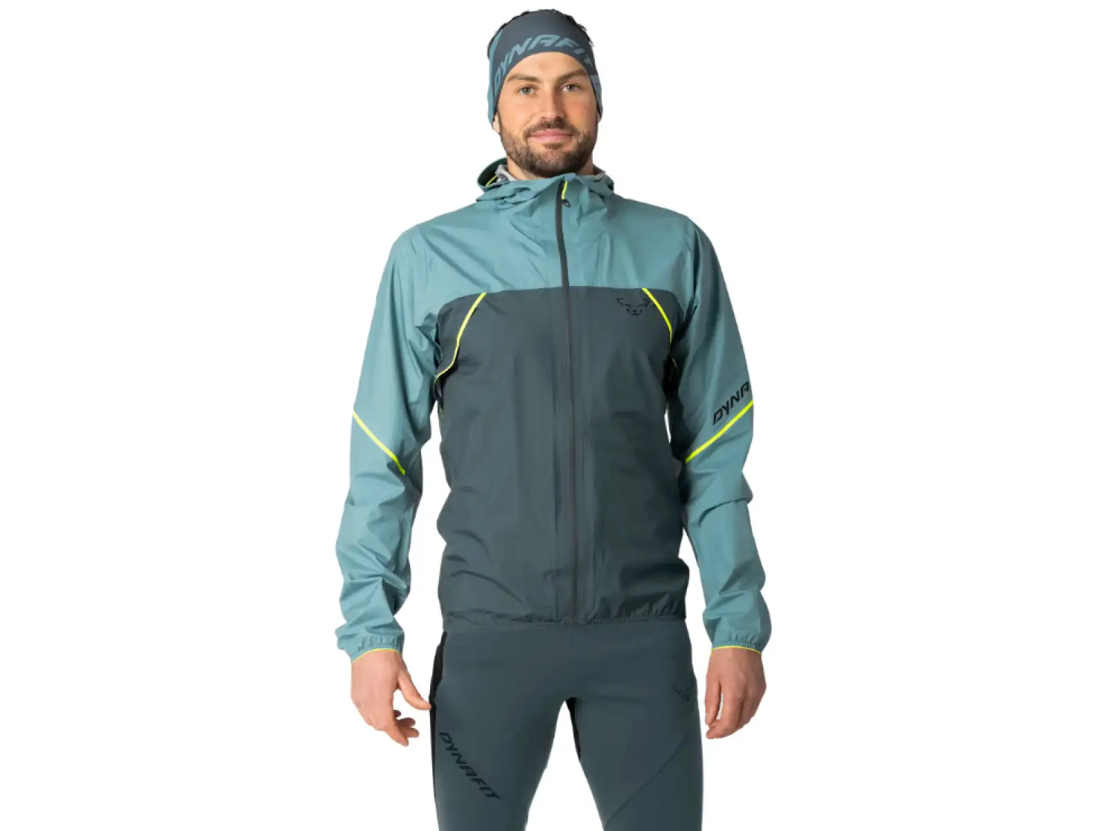 Dynafit Alpine 3 L pánská běžecká bunda Smoke Blue