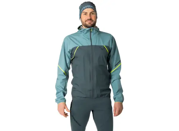 Dynafit Alpine 3 L pánská běžecká bunda Smoke Blue