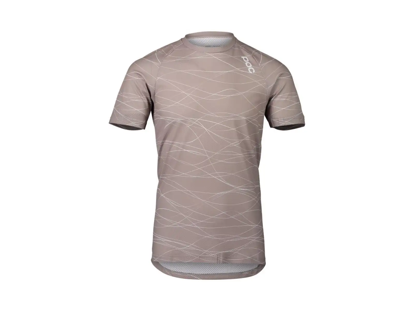 POC Pure Tee Lines pánský MTB dres krátký rukáv Moonstone Grey