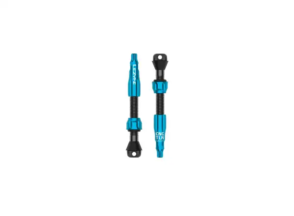 Lezyne CNC Pro bezdušové ventilky 44mm Blue
