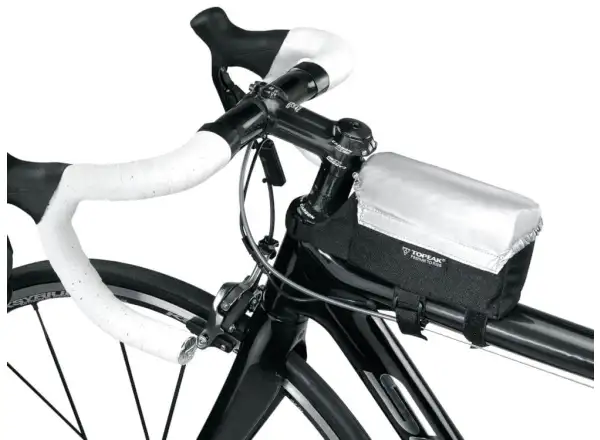 Topeak Tribag brašna na rám 0,6 l černá, vel. M + pláštěnka