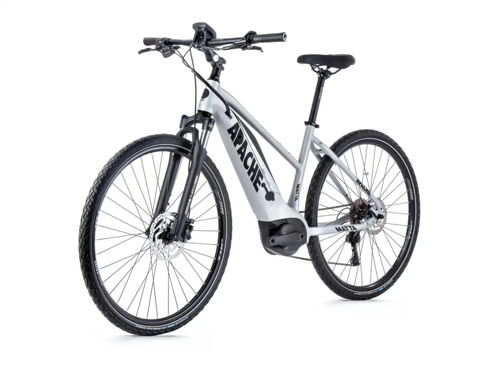 Apache Matta Bosch 3 Active Line 500 silver 2022 dámské krosové elektrokolo
