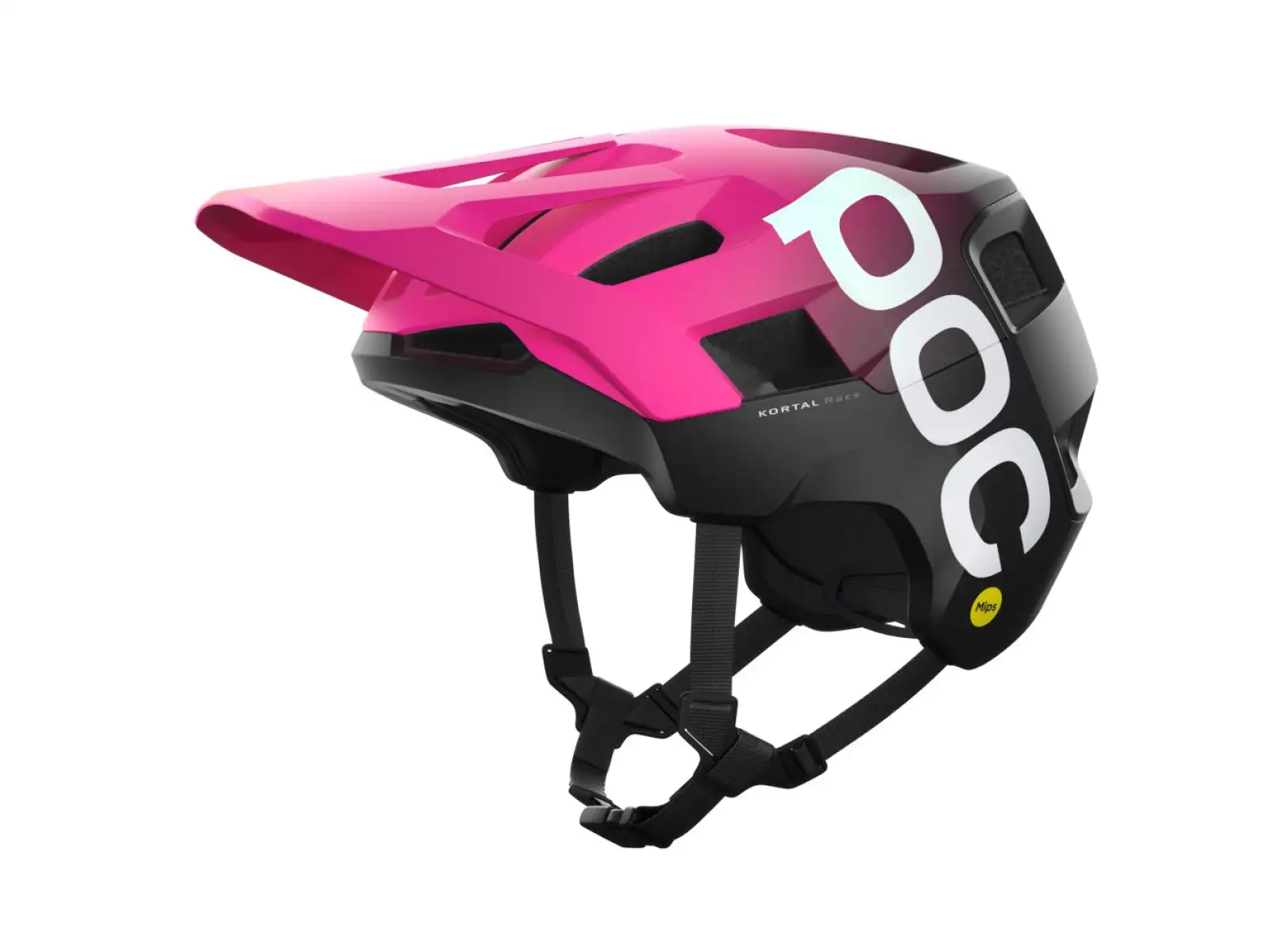 POC Kortal Race MIPS Fluorescent přilba Pink/Uranium Black Matt