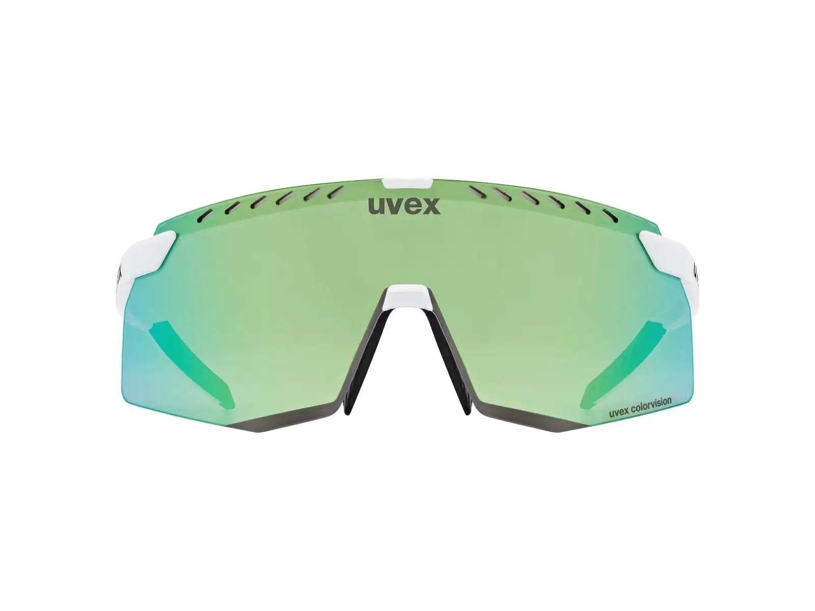 Uvex Pace Stage Colorvision brýle White Matt/Mirror Green