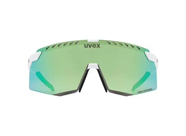 Uvex Pace Stage Colorvision brýle White Matt/Mirror Green