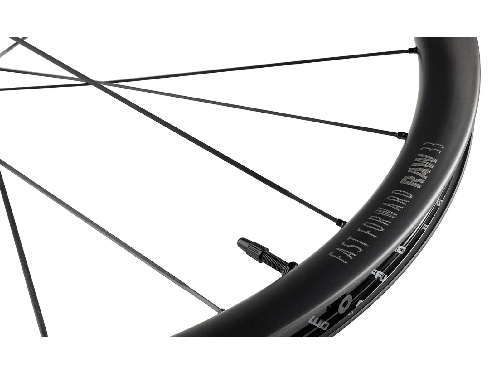 FFWD RAW CS 33 silniční vypletená kola Matt Black