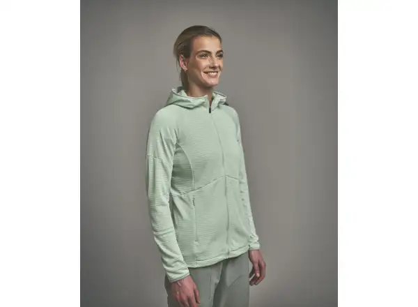 Ortovox Fleece Light Grid Hoody dámská mikina Green Acid