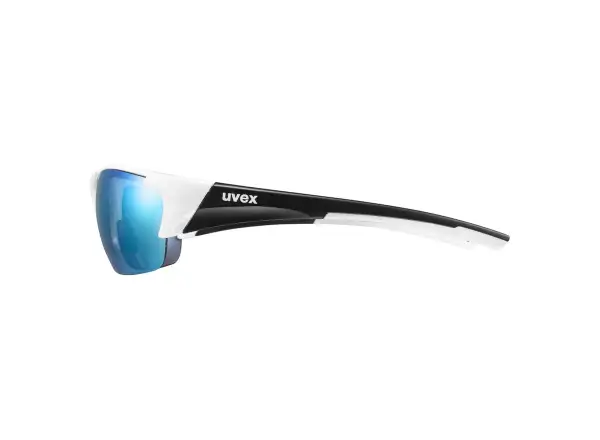 Uvex Blaze III cyklistické brýle White Black Mat/Mirror Blue