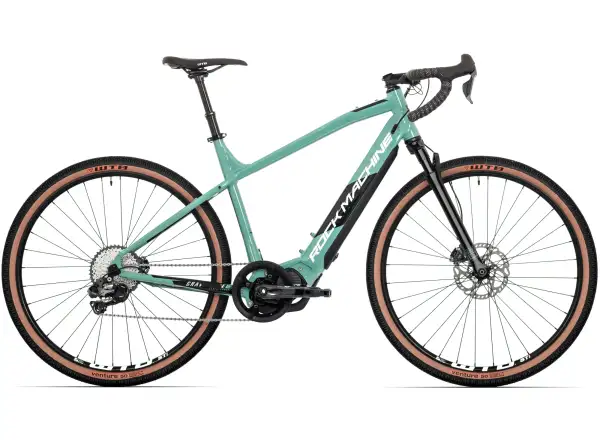 Rock Machine Gravelride INT E700Di2 gravel elektrokolo Slate Mint VZOREK