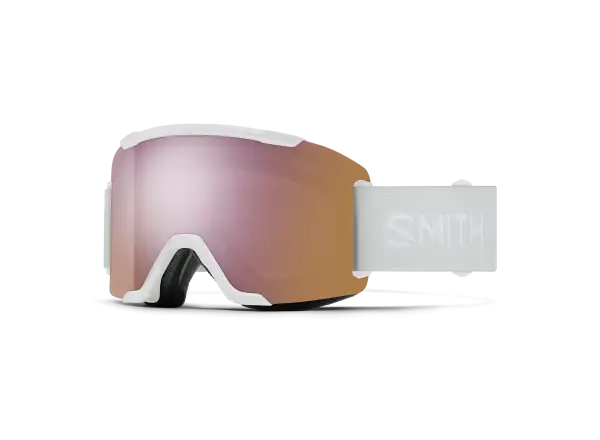Smith Squad lyžařské brýle White Vapor / ChromaPop Everyday Rose Gold Mirror (2 skla)