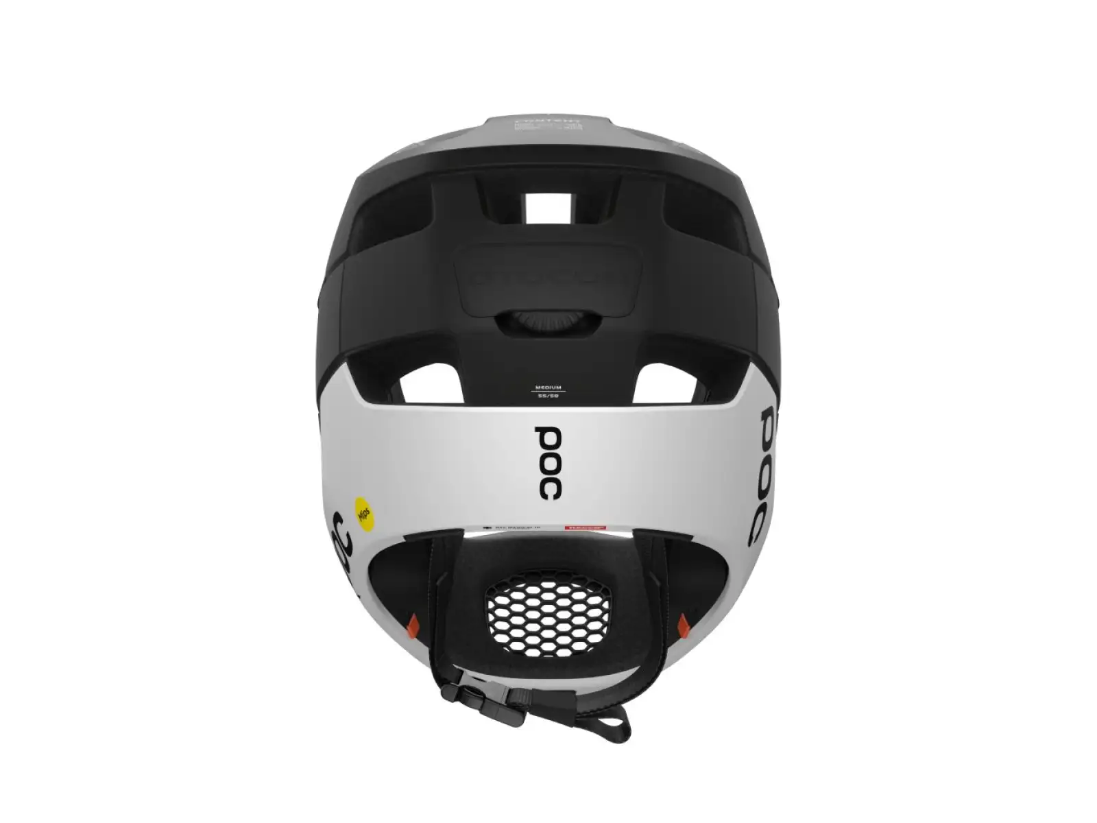 POC Otocon Race Mips přilba Uranium Black Matt/Hydrogen White