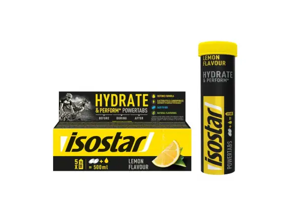 Isostar Powertabs 10 tablet 120 g citron