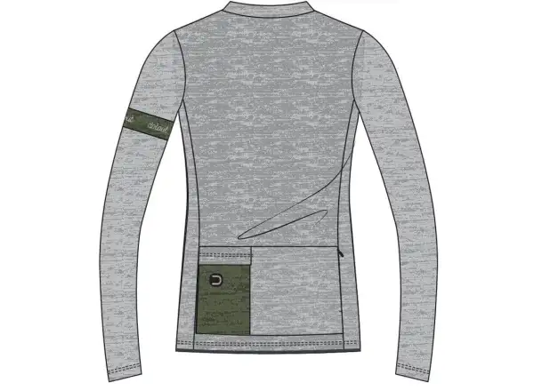 Dotout Glory dámský dres dlouhý rukáv Green/Melange Light Grey