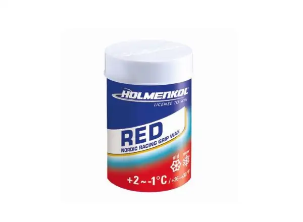 Holmenkol Grip Red stoupací vosk 45 g
