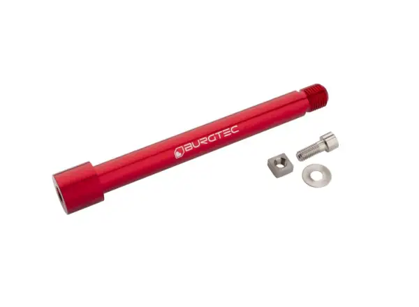 Burgtec přední pevná osa 15x110 mm Boost Kabolt červená