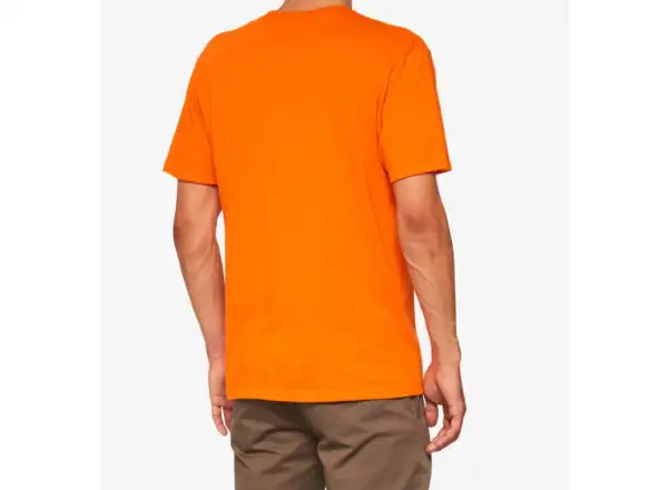 100% Icon pánské triko krátký rukáv Orange
