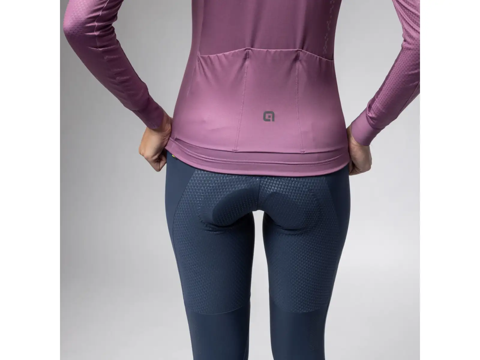 Alé PR-E Follow Me dámský zateplený dres dlouhý rukáv Mauve