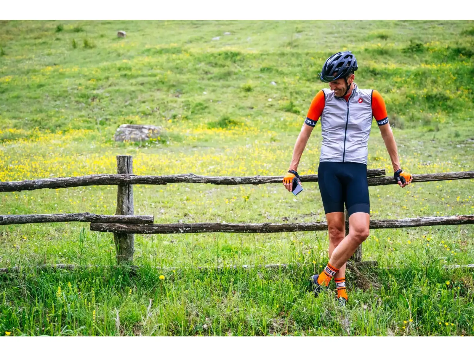 Castelli Aria pánská vesta Silver Gray