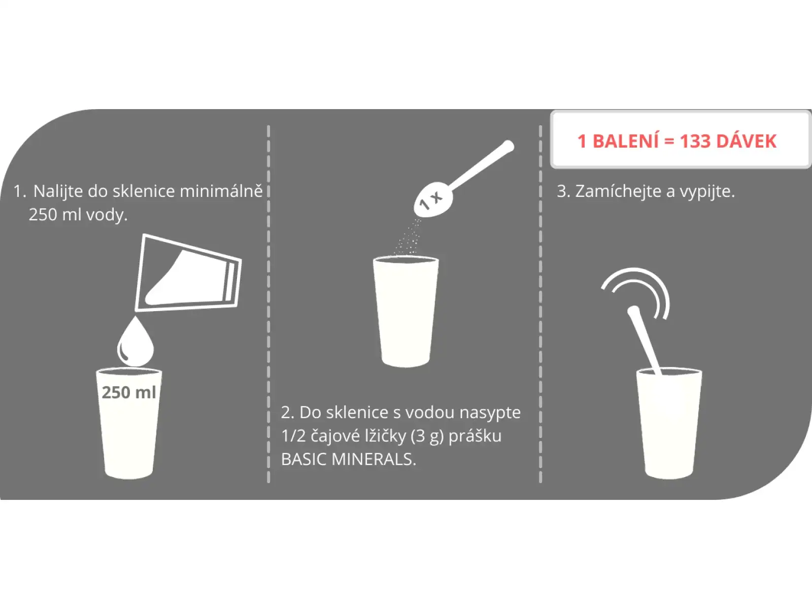 Sponser Basic Minerals 400 g směs zásaditých minerálů