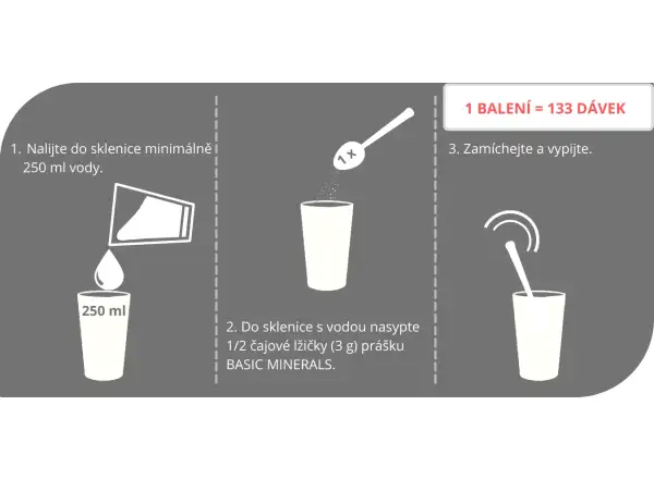 Sponser Basic Minerals 400 g směs zásaditých minerálů