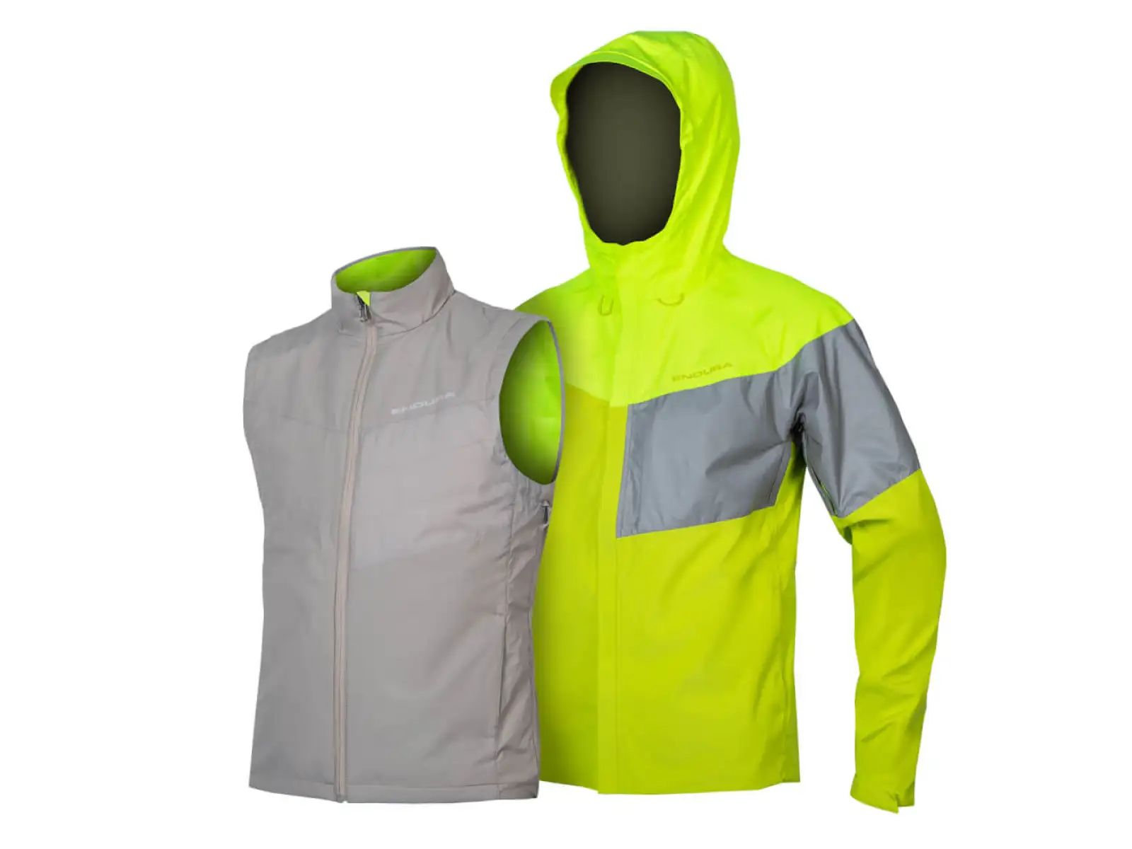 Endura Urban Luminite II 3v1 pánská bunda Hi-Viz Yellow