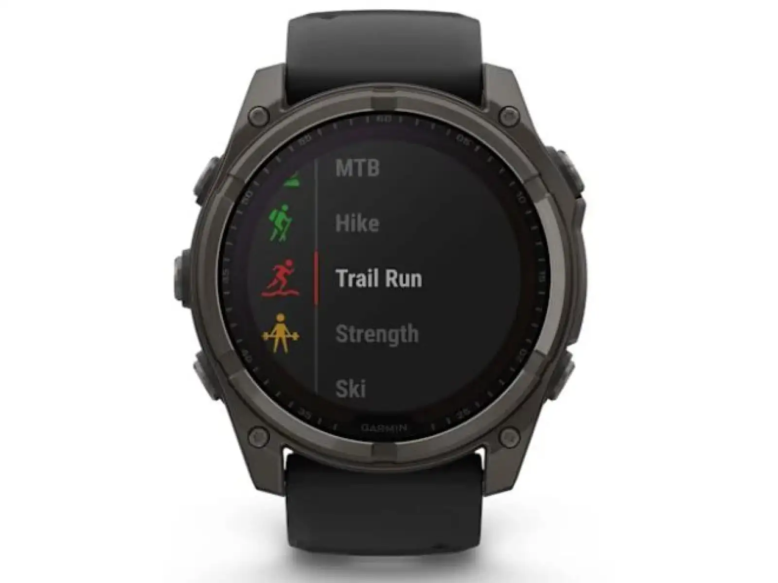 Garmin fenix 8 - 51 mm Solar Sapphire chytré hodinky Carbon DLC Titanium Black/Pebble Gray