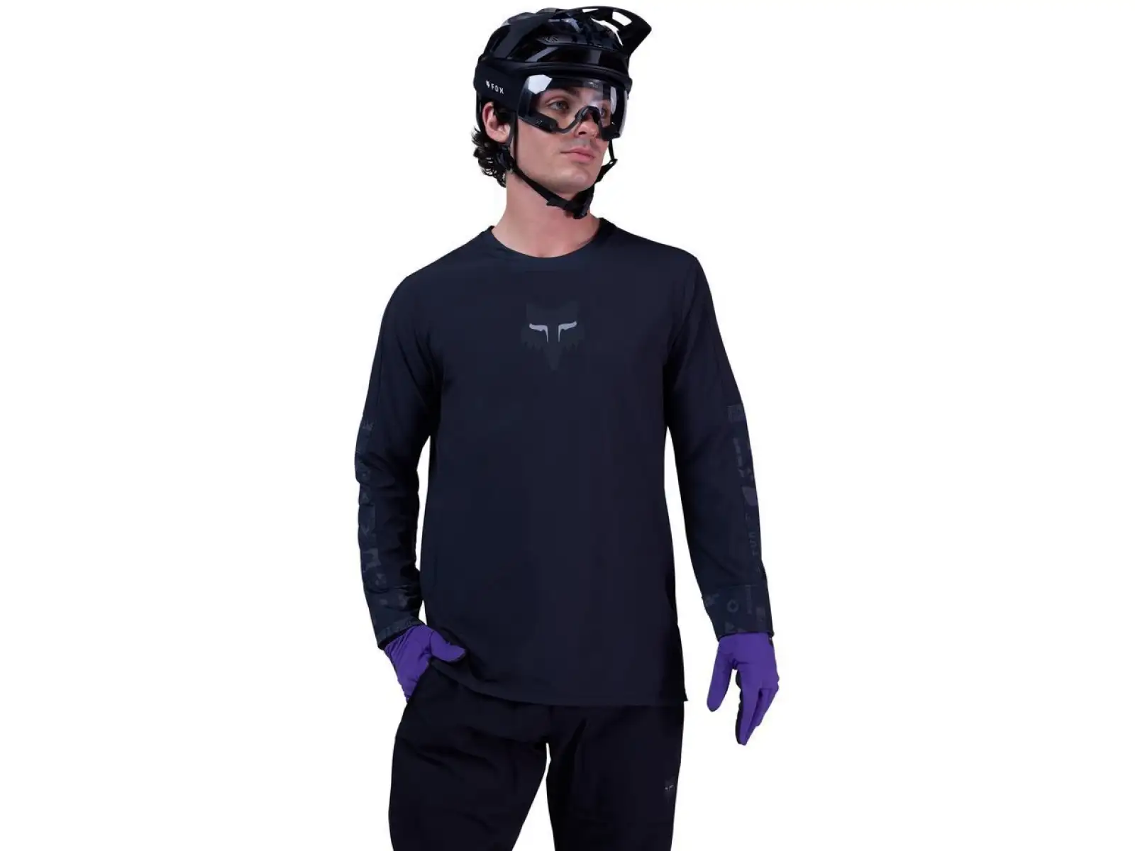 Fox Defend Thermal Lunar SE pánský dres dlouhý rukáv Black