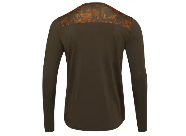 Silvini Ello pánský dres dlouhý rukáv Olive/Orange