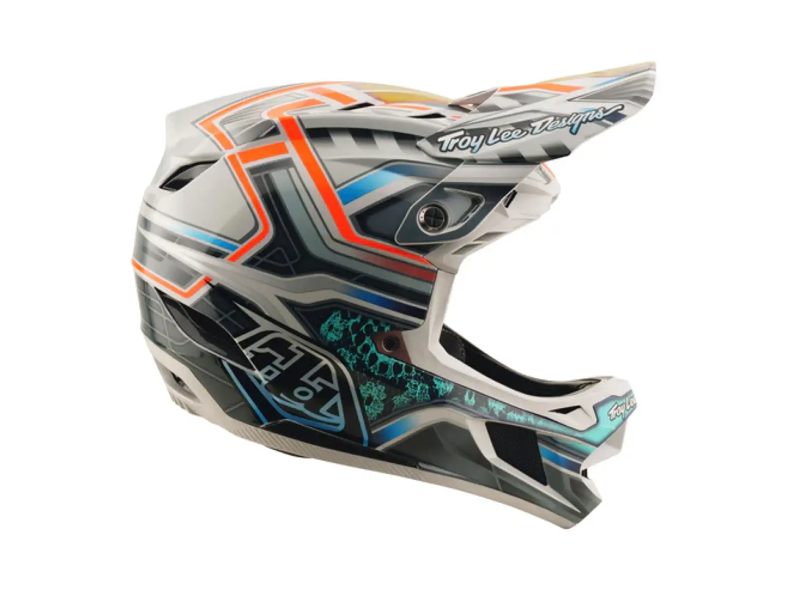 Troy Lee Designs D4 Composite přilba Lowrider Gray